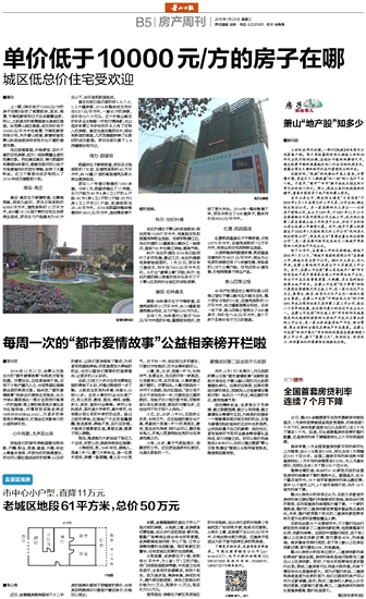 萧山日报数字报-单价低于10000元\/方的房子在